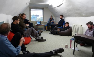 meeting in the Sunley Solar