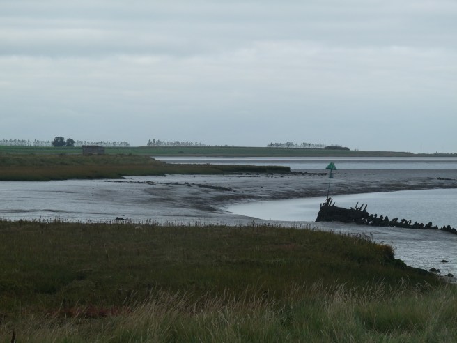 Looking out over Faversham Creek and the Swale at Kent Wildlife Trust's Oare Marshes nature reserve
