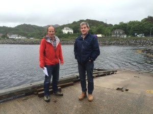 Richard Williams and Boyd Alexander from the Coigach-Assynt Living Langscape Project